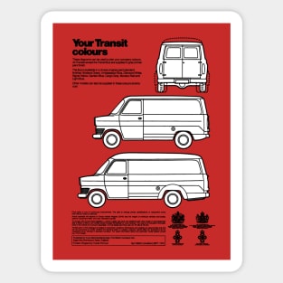 FORD TRANSIT - brochure options Sticker